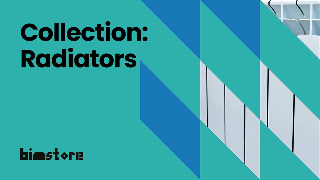 Modern Radiator Revit Revit Families | BIM Radiators | bimstore