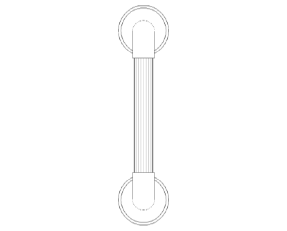 Bim, Content, Object, Component, BIM, Store, Revit, AKW, Limited, Sanitaryware, Bathroom, 1900, Series, Fluted, Grab, Rail