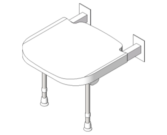 Bim, Content, Object, Component, BIM, Store, Revit, AKW, Limited, Sanitaryware, Bathroom, 4000, Series, Standard, Shower, Seat