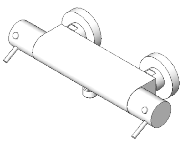 Bim, Content, Object, Component, BIM, Store, Revit, AKW, Limited, Sanitaryware, Bathroom, Arka, Cool, Touch, Shower, Mixer