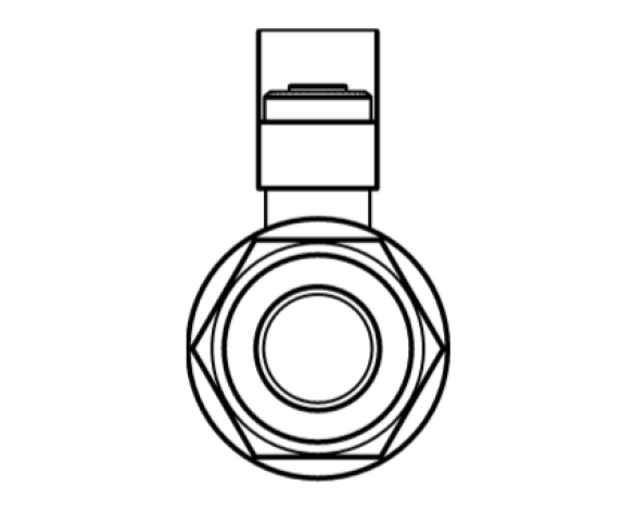 Revit, Bim, Store, Components, MEP, Object, Altecnic, Mechanical, Pipe, Intaball, Lever, Ball Valve, Blue, Handle, Cold, Water
