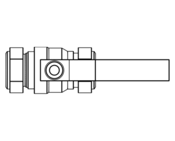 Revit, Bim, Store, Components, MEP, Object, Altecnic, Mechanical, Pipe, Intaball, Lever, Ball Valve, Blue, Handle, Cold, Water