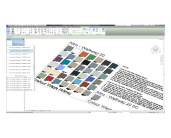 Revit, BIM, Download, Free, Components, Safety, Floors, Flooring, Walkway 20, Hard-Wearing
