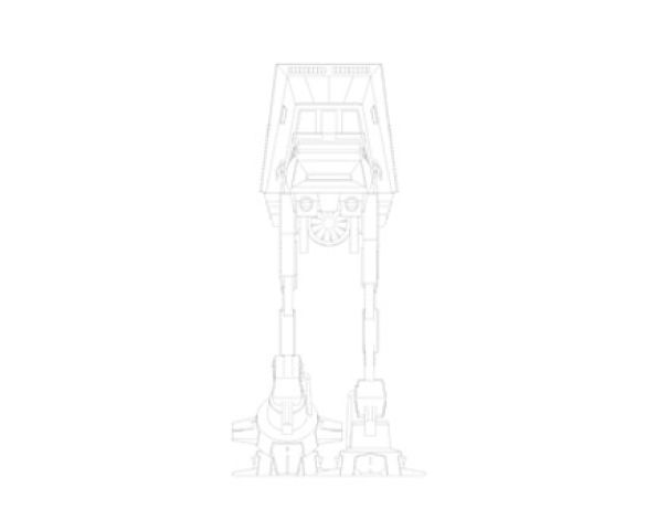 Revit, BIM, Download, Free,Components,Object,star,wars,AT-AT,all,terrain,armored,transport,walker