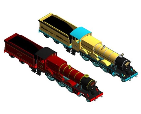Revit, BIM, Download,Free,Components,Object,Hogwarts,Express,Train,Locamotive,BIM,World