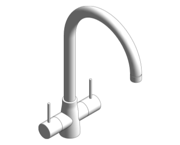 Water Tap Rvt Alba Tap | Bimstore