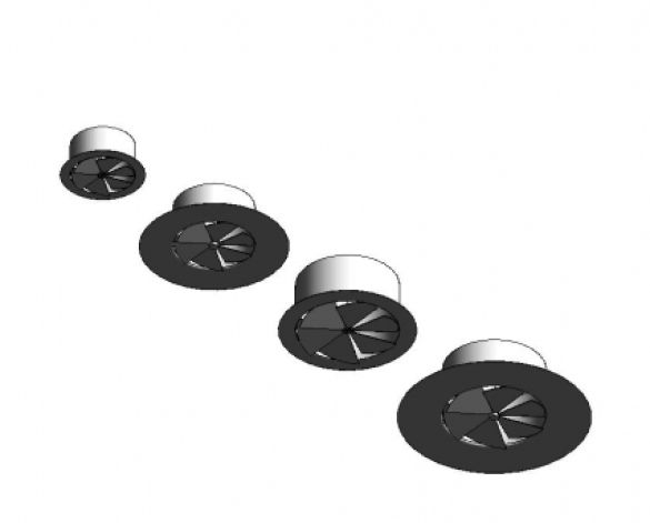 Diffusers Colns Bimstore - Colman Air Distribution - L Series Swirl Diffuser