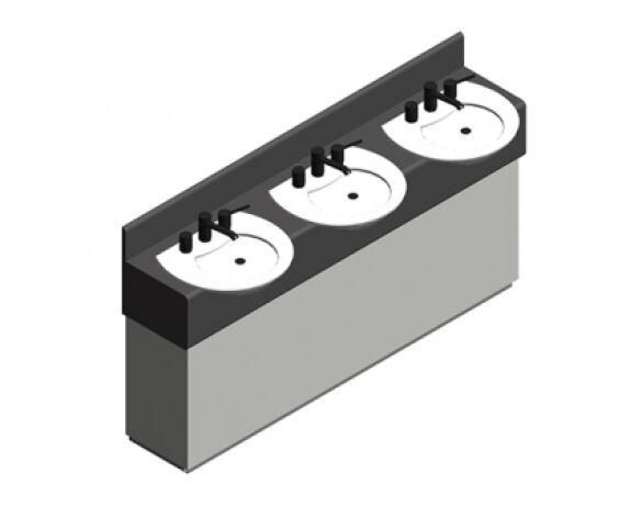 Image of Semi-Recessed Vanity Unit