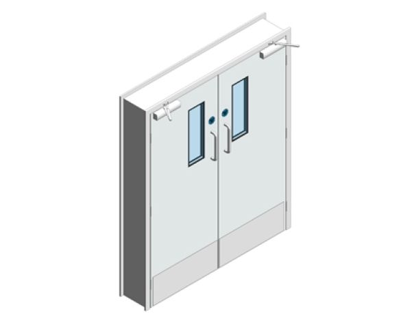 Dortek Hygienic Hinged Doors - Fire Rated & Lead Lined | Bimstore