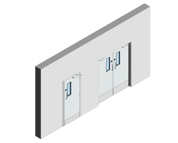 Dortek Hygienic Hinged Doors - Fire Rated | Bimstore