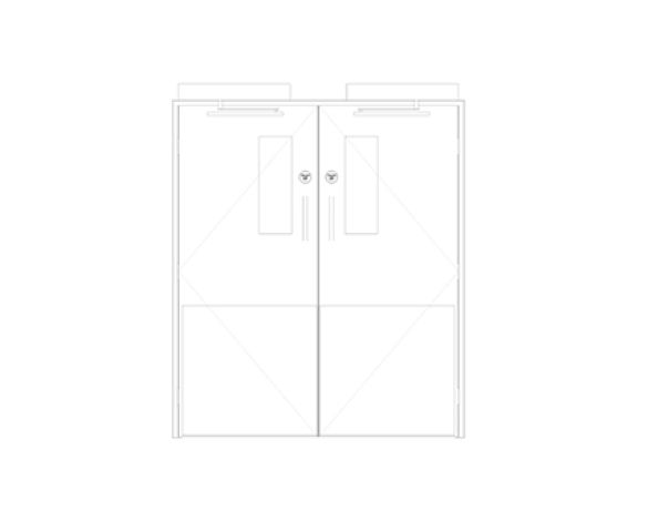 Dortek Retail Hinged Doors - Fire Rated - Double Action or Single ...