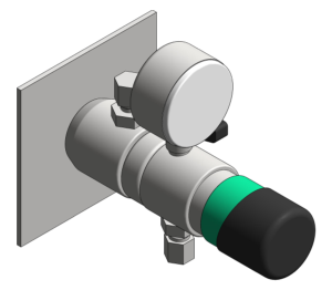 Product: Wall Point Regulator With Check Valve EDM400-06
