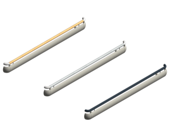 Gradus Pvc Ramp Gradus Wall Protection Dual Handrail | Bimstore