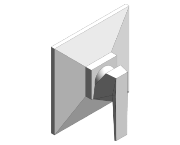Product: ALLURE BRILLIANT Single-lever shower mixer trim (24277000)