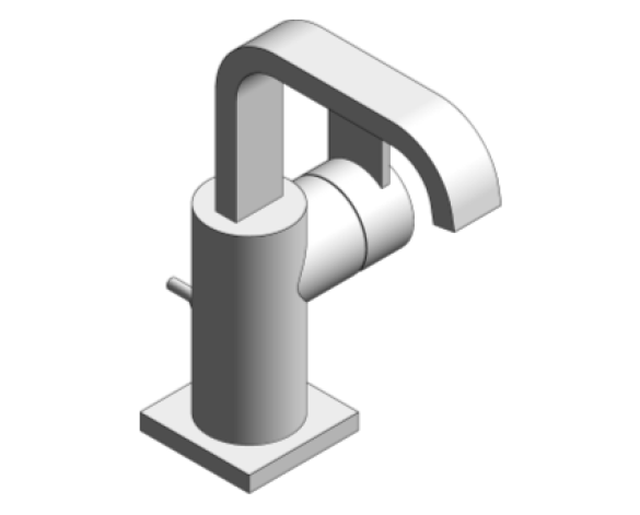 Revit, Bim, Store, Components, MEP, Object, Grohe, Plumbing, Fixtures, 14, METRIC, Allure, Single, Lever, Basin, Mixer, L, Size, 32146000