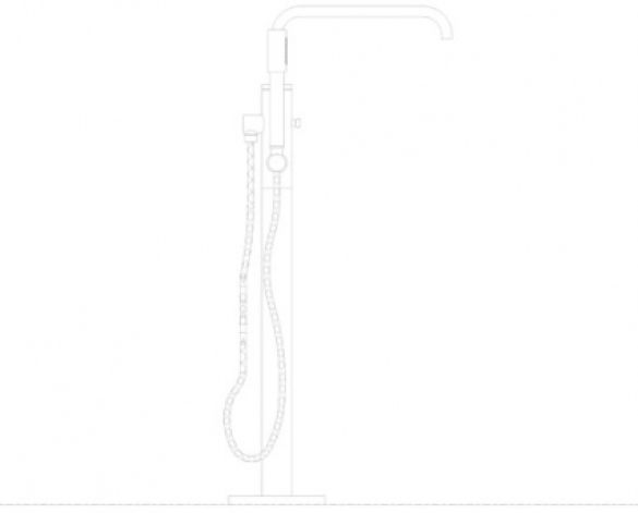 Revit, Bim, Store, Components, MEP, Object, Grohe, Plumbing, Fixtures, 14, METRIC, Allure, Single, Lever, Bath, Mixer, 32754000