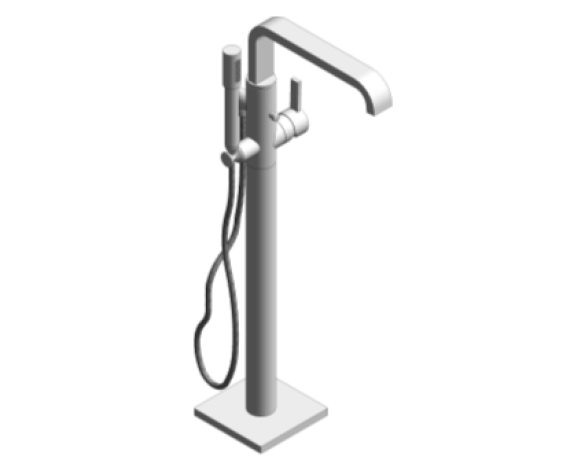 Revit, Bim, Store, Components, MEP, Object, Grohe, Plumbing, Fixtures, 14, METRIC, Allure, Single, Lever, Bath, Mixer, 32754000