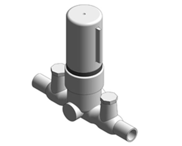 Revit, Bim, Store, Components, MEP, Object, Grohe, Plumbing, Fixtures, 14, METRIC, Automatic, 2000, Special, In, Line, Thermostat, 34309000