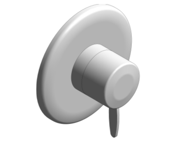 Revit, Bim, Store, Components, MEP, Object, Grohe, Plumbing, Fixtures, 14, METRIC, Avensys, Shower, Single, Control, DO8, Shower, Mixer, 34041IL0