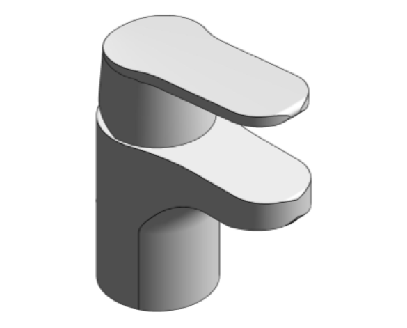 Revit, Bim, Store, Components, MEP, Object, Grohe, Plumbing, Fixtures, 14, METRIC, Basin, Mixer, S, Size, 3282500E