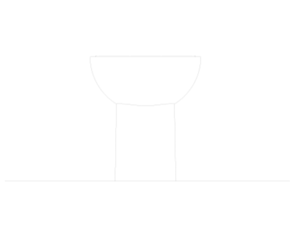 Revit, Bim, Store, Components, MEP, Object, Grohe, Bau, Ceramic, Floor, Standing, Bidet, 39432000