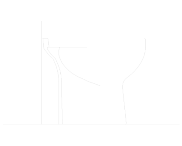 Revit, Bim, Store, Components, MEP, Object, Grohe, Bau, Ceramic, WC, floor, standing, 39430000, Horizontal, Outlet