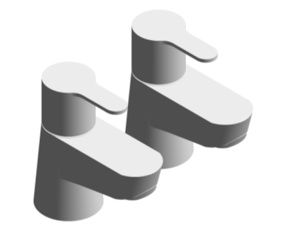 Revit, Bim, Store, Components, MEP, Object, Grohe, Plumbing, Fixtures, 14, METRIC, BauEdge, Basin, Tap, 2042100M