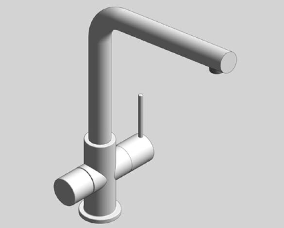 Revit, Bim, Store, Components, MEP, Object, Grohe, Plumbing, Fixtures, 14, METRIC, Blue, C+S, Pillar, Tap, 600, Litre, Filter, 31302001, boiler, tap