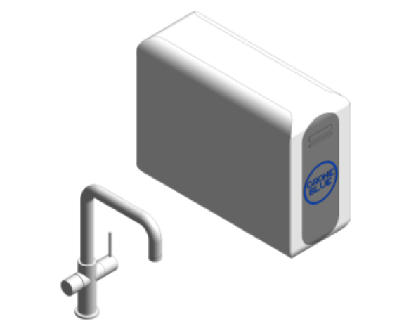 Revit, Bim, Store, Components, MEP, Object, Grohe, Plumbing, Fixtures, 14, METRIC, Blue, C+S, Pillar, Tap, 600, Litre, Filter, 31302001, boiler, tap