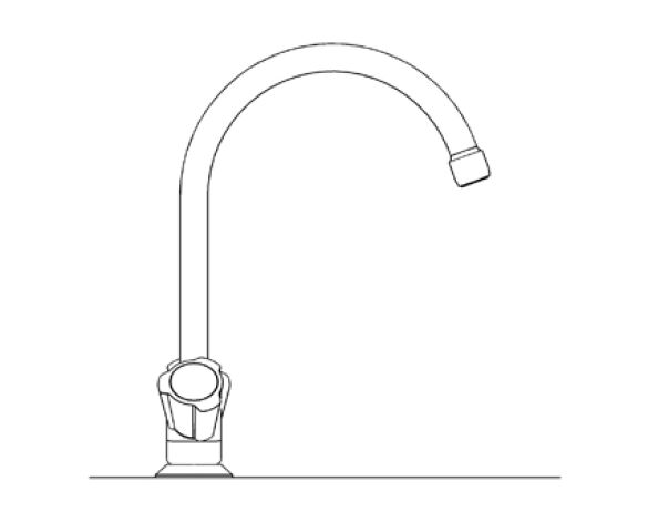 GROHE 31831001 - Keukenmengkraan COSTA L, glanzend chroom GROHE 31831001 - Keukenmengkraan COSTA L, glanzend chroom