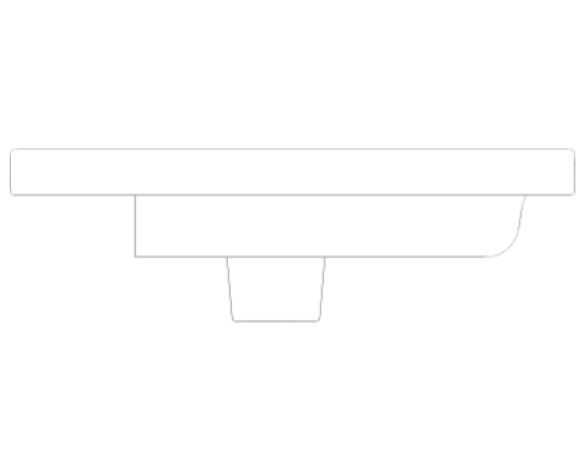 Revit, Bim, Store, Components, MEP, Object, Grohe, Cube, Ceramic, Drop-in, Basin, 60, 3947900H