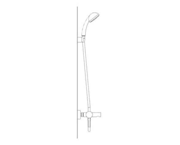 Revit, Bim, Store, Components, MEP, Object, Grohe, Plumbing, Fixtures, 14, METRIC, Essence, Single, Lever, Bath, Shower, Mixer, 33628000