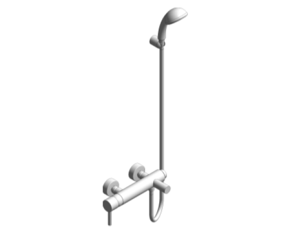 Revit, Bim, Store, Components, MEP, Object, Grohe, Plumbing, Fixtures, 14, METRIC, Essence, Single, Lever, Bath, Shower, Mixer, 33628000