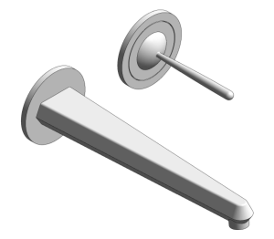 Product: Grohe EUD Joystick 2-Hole Basin Mixer (L) - 19969000