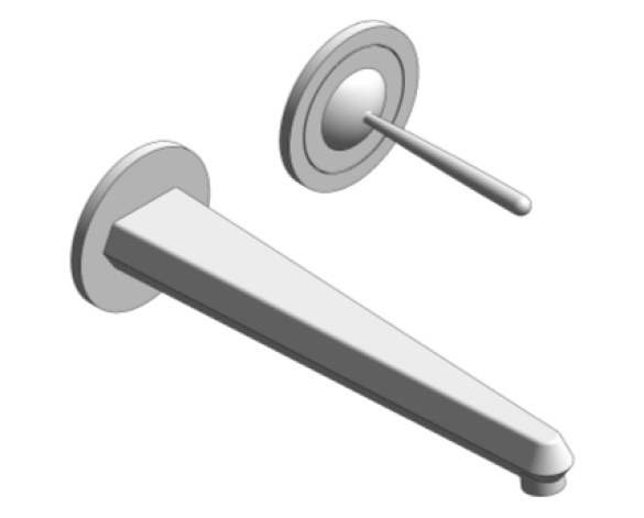 Revit, Bim, Store, Components, MEP, Object, Grohe, Plumbing, Fixtures, 14, METRIC, EUD, Joystick, 2, Hole, Basin, Mixer, L, 19969000