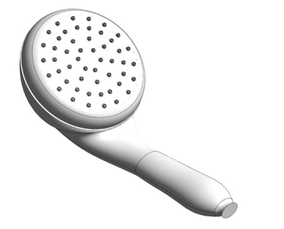 Revit, Bim, Store, Components, MEP, Object, Grohe, Plumbing, Fixtures, 14, METRIC, Euphoria, 110, Mono, Hand, Shower, 27224000