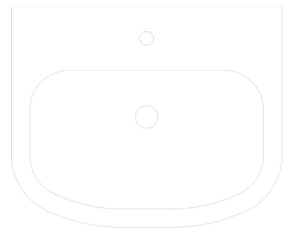 Revit, Bim, Store, Components, MEP, Object, Grohe, Euro, Ceramic, Washbasin, Wall, Hung, 55, 39336000