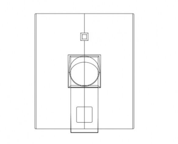 Revit, Bim, Store, Components, MEP, Object, Grohe, Plumbing, Fixtures, 14, METRIC, Eurocube, Single, Lever, Bath, Shower, Mixer, Trim, 19896000