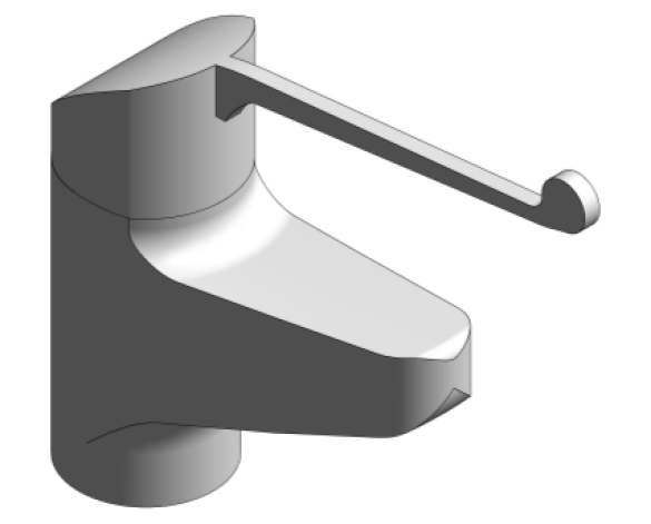 Revit, Bim, Store, Components, MEP, Object, Grohe, Plumbing, Fixtures, 14, METRIC, Euroeco, Single, Sequential, Lever, Basin, Mixer, 32789000
