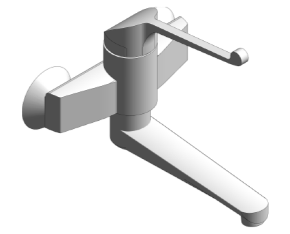 Revit, Bim, Store, Components, MEP, Object, Grohe, Plumbing, Fixtures, 14, METRIC, Euroeco, Single, Sequential, Single-Lever, Basin, Mixer, 32793000