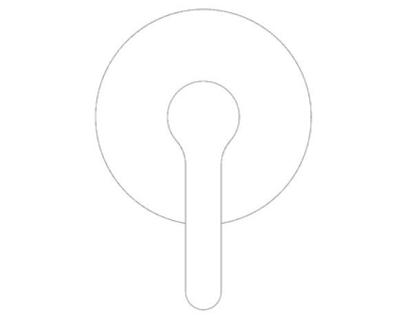 Revit, Bim, Store, Components, MEP, Object, Grohe, Plumbing, Fixtures, 14, METRIC, Euroeco, Special, Single, Lever, Shower, Mixer, Trim, 32784000