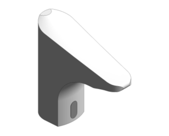 Revit, Bim, Store, Components, MEP, Object, Grohe, Plumbing, Fixtures, 14, METRIC, Europlus, E, Infra, Red, Electronic, Basin, Tap, 36208001