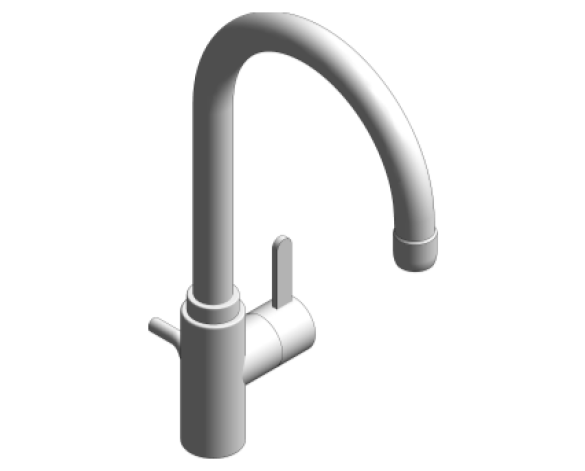 Revit, Bim, Store, Components, MEP, Object, Grohe, Plumbing, Fixtures, 14, METRIC, Basin, Mixer, L, Size, 32830000