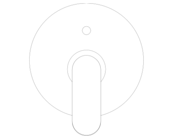 19382000 Eurosmart Cosmopolitan - Single Lever Bath/Shower Mixer Trim - 19382000 ...