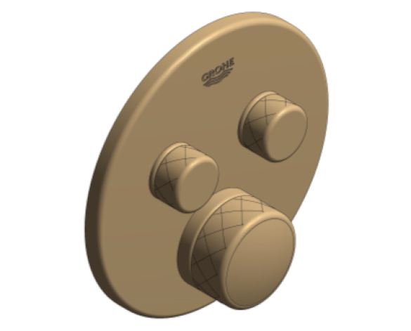 Revit, Bim, Store, Components, MEP, Object, Grohe, Plumbing, Fixtures, 14, METRIC, Grohtherm, Smart, Control, Thermostat, 29137EN0