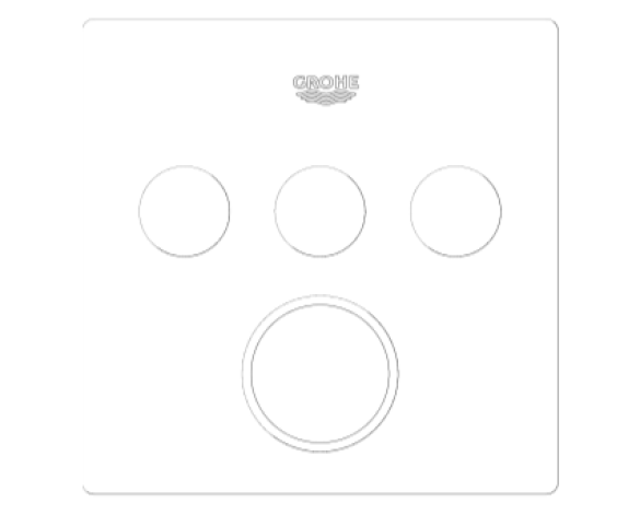 Revit, Bim, Store, Components, MEP, Object, Grohe, Plumbing, Fixtures, 14, METRIC, Grohtherm, Smart, Control, Thermostat, 29142000