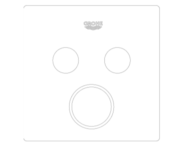 Revit, Bim, Store, Components, MEP, Object, Grohe, Plumbing, Fixtures, 14, METRIC, Grohtherm, Smart, Control, Thermostat, 29164LS0