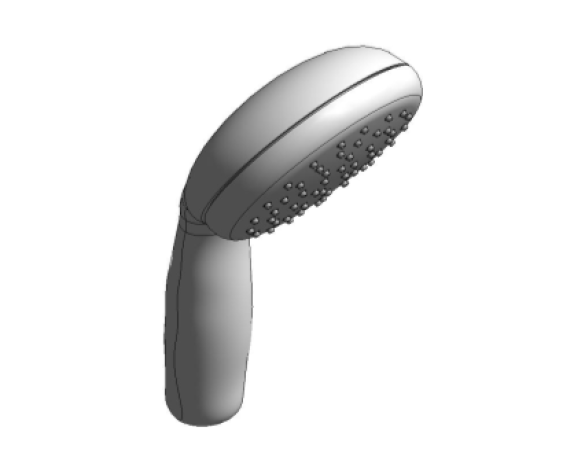 Revit, Bim, Store, Components, MEP, Object, Grohe, Plumbing, Fixtures, 14, METRIC, New, Tempesta, 100, Hand, Shower, 27852000