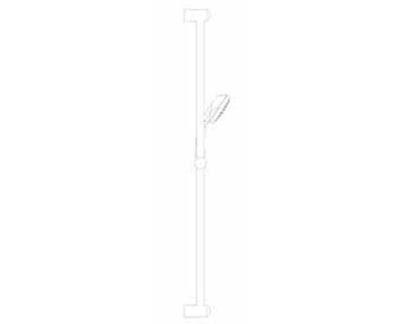 Revit, Bim, Store, Components, MEP, Object, Grohe, Plumbing, Fixtures, 14, METRIC, New, Tempesta, 100, Shower, Rail, Set, 2764600E