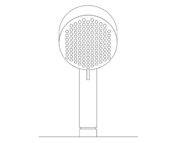Revit, Bim, Store, Components, MEP, Object, Grohe, Plumbing, Fixtures, 14, METRIC, New, Tempesta, Cosmopolitan, 100, Hand, Shower, 26046000